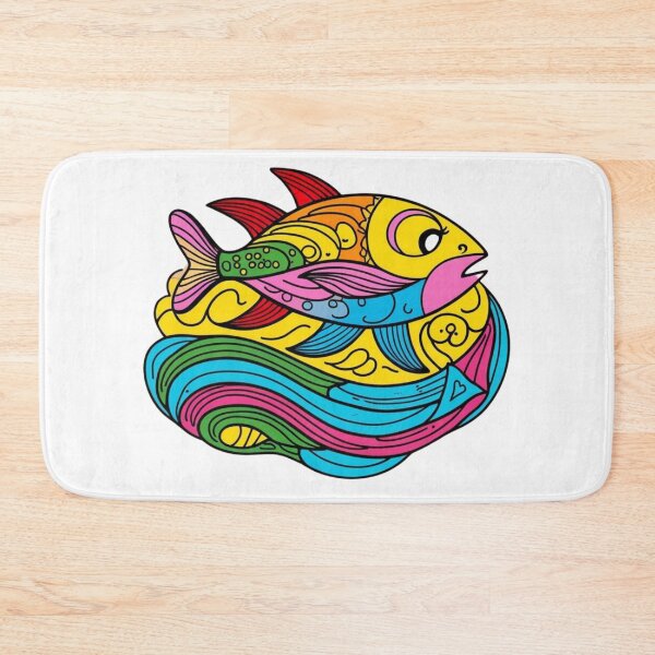 Item preview, Colorful Fish Print – Sea Animal Art designed and sold by DariaCraft.