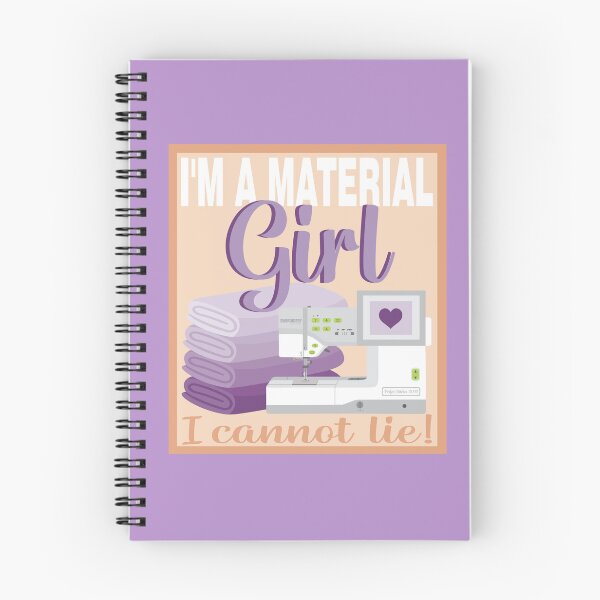 Item preview, Eat Sleep Repeat - Material Girl - Embroidery Machine - PURPLE designed and sold by StellarFX.