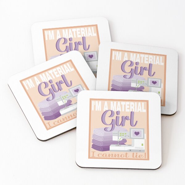 Item preview, Eat Sleep Repeat - Material Girl - Embroidery Machine - PURPLE designed and sold by StellarFX.