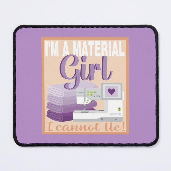 Item preview, Eat Sleep Repeat - Material Girl - Embroidery Machine - PURPLE designed and sold by StellarFX.