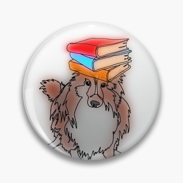 Item preview, Josh the Sheltie Puppy with Books – animalzinhats designed and sold by Ashley’sAnimalz.
