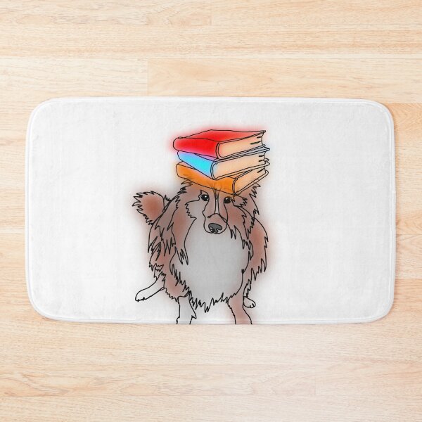 Item preview, Josh the Sheltie Puppy with Books – animalzinhats designed and sold by Ashley’sAnimalz.