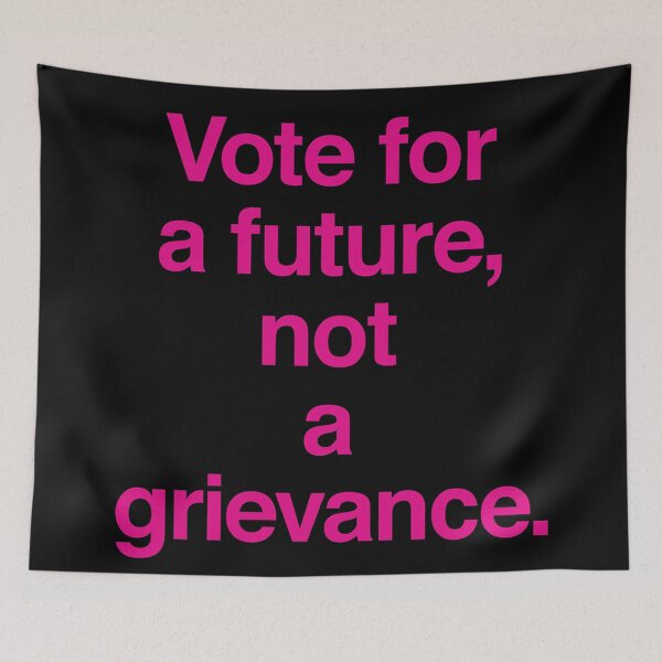 Item preview, Vote for a future, not a grievance. designed and sold by Owcomm.
