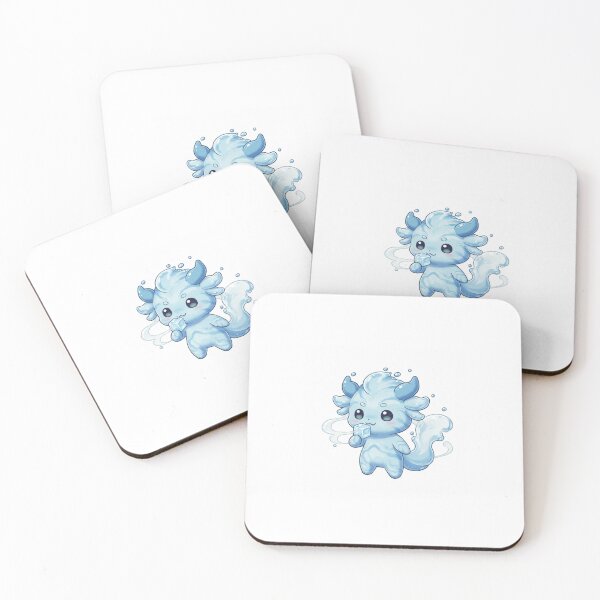 Item preview, Playful Ice Spirit Enjoying Ice Cube designed and sold by gint kawaii.