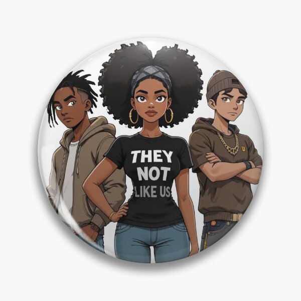 Item preview, They Not Like Us – Boondocks-Style Urban Rebellion Illustration v2 designed and sold by KriticalDesigns.
