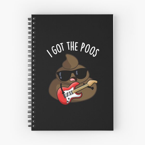 Item preview, I Got The Poos Funny Poop Blues Pun (Dark BG) designed and sold by punnybone.