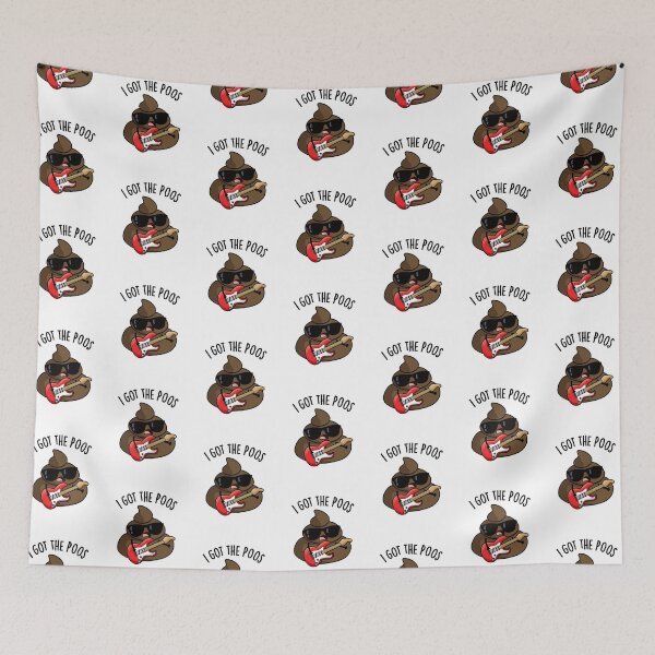 Item preview, I Got The Poos Funny Poop Blues Pun  designed and sold by punnybone.