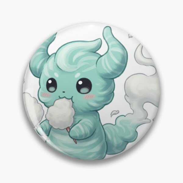 Item preview, Cute Wind Spirit Enjoying Cotton Candy designed and sold by gint kawaii.