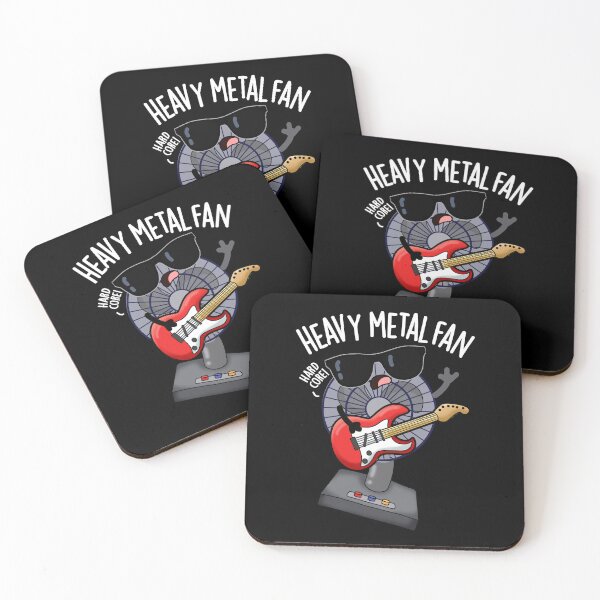 Item preview, Heavy Metal Fan Funny Music Pun (Dark BG) designed and sold by punnybone.