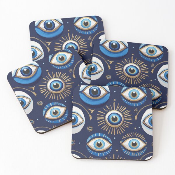 Item preview, Mystical Evil Eye Amulet Pattern Design designed and sold by MyWittyThings.