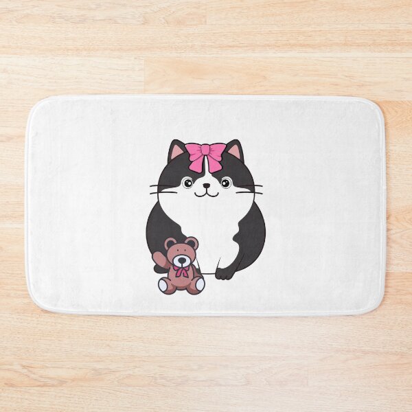 Item preview, Cute Fat Cat is holding its teddy bear designed and sold by Pet Station.
