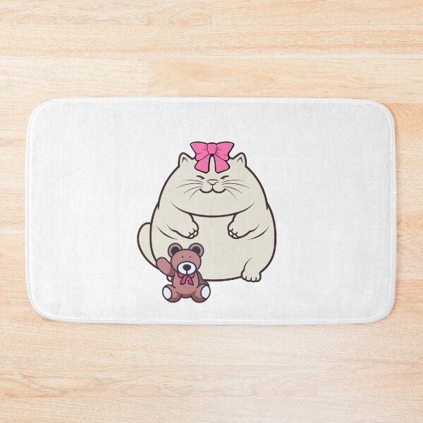Item preview, Cute Fat Cat is holding its teddy bear designed and sold by Pet Station.
