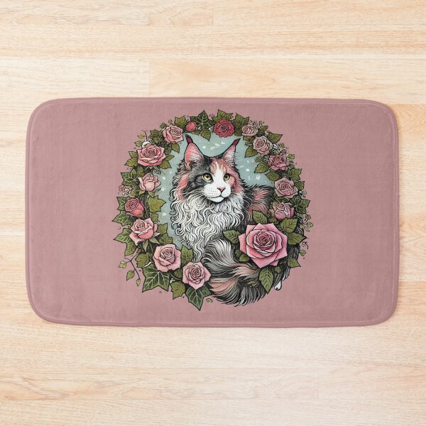 Item preview, Dilute Calico Maine Coon Cat designed and sold by FrictionMaxxing.