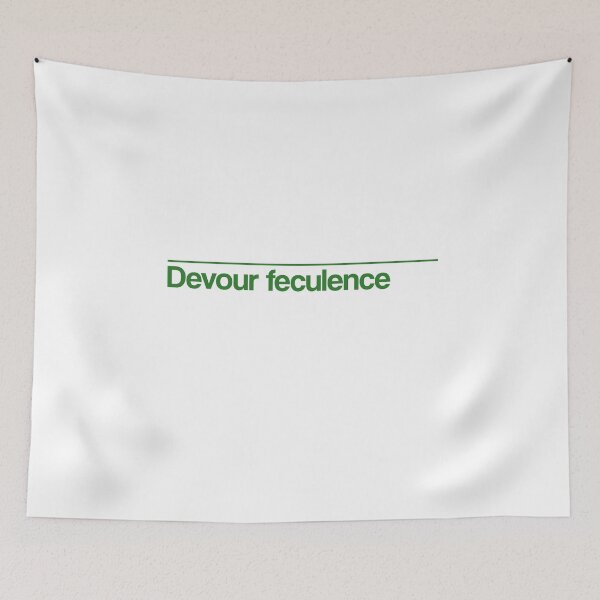 Item preview, Devour Feculence - Green designed and sold by CultureSnap.