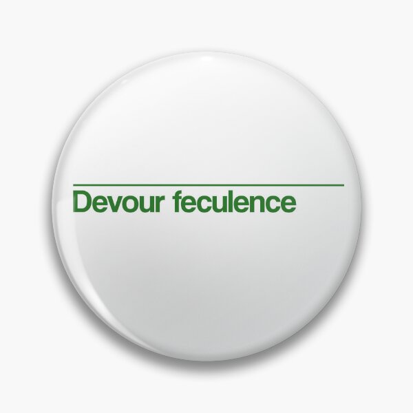 Item preview, Devour Feculence - Green designed and sold by CultureSnap.