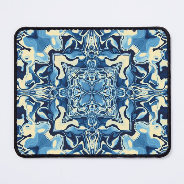 Item preview, Liquefied Flow III - Blue Cream designed and sold by ifourdezign.