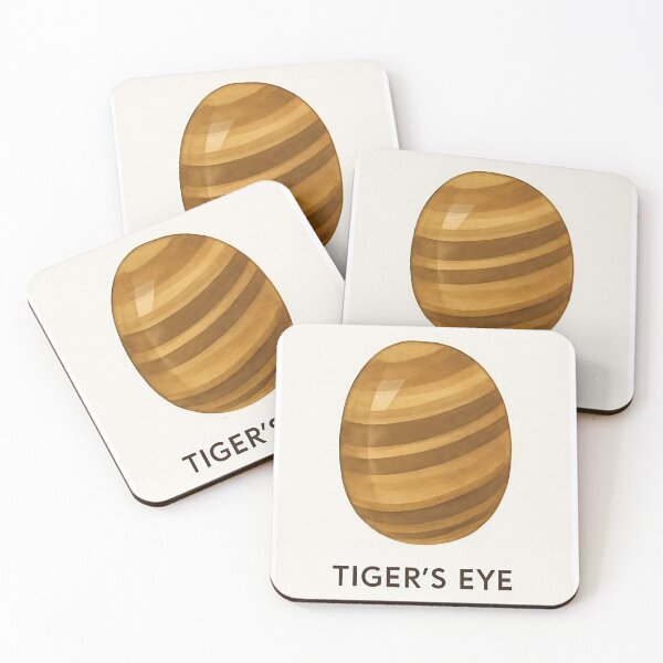 Item preview, Tiger's Eye - Minimalist Magic Stone for Stickers, T-Shirts and Mugs designed and sold by JuliJoy.