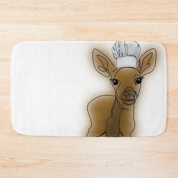 Item preview, Danielle the Baby Deer with Chef Hat – animalzinhats designed and sold by Ashley’sAnimalz.