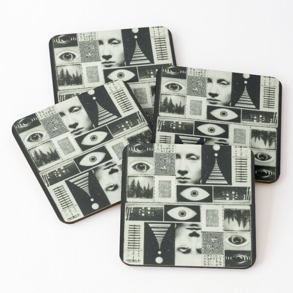 Item preview, psychedelic black and white abstract pride designed and sold by Ratatatts.
