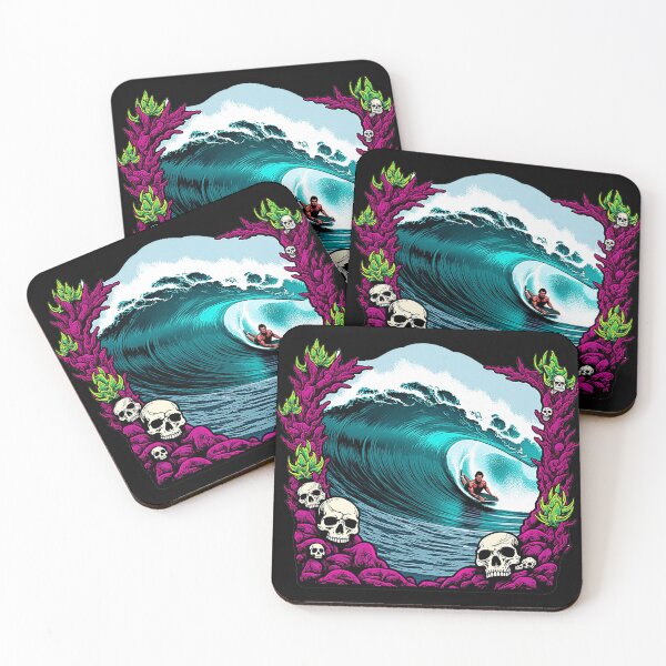 Item preview, Mutant Reef - Bodyboarder skull slab designed and sold by Design--Spore.