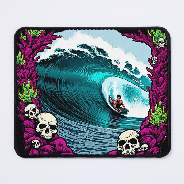 Item preview, Mutant Reef - Bodyboarder skull slab designed and sold by Design--Spore.