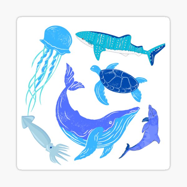 Item preview, Marine Animals designed and sold by Creativeyellow8.