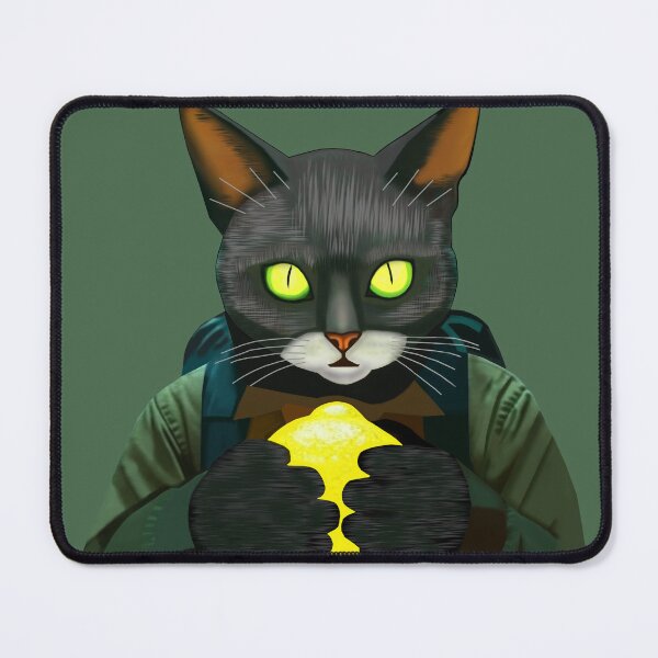 Item preview, Cyber Cat  With Glowing Yellow eyes: Futuristic Neon designed and sold by Felia001.