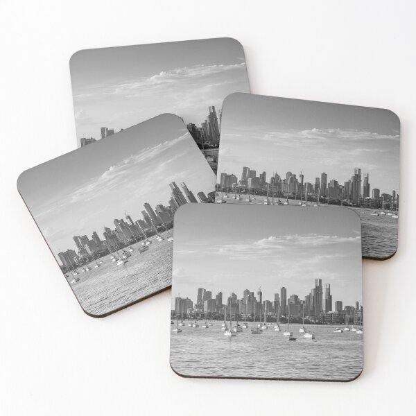 Artikelvorschau, Skyline von Melbourne. entworfen und verkauft von Joshua Latchford.