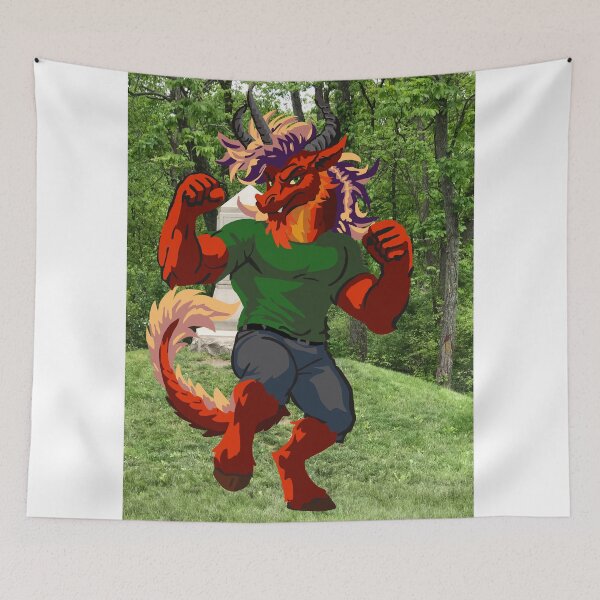 Item preview, Kick You In The Face Dragon Guy designed and sold by KlakkDrawsStuff.