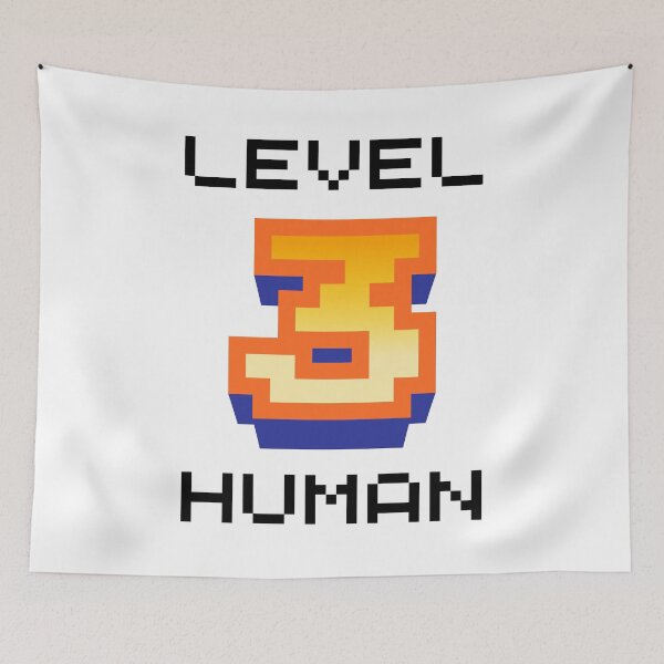 Item preview, Level 3 Human designed and sold by Wordsmith-Wear.