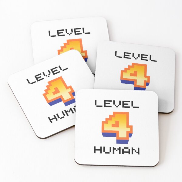 Item preview, Level 4 Human designed and sold by Wordsmith-Wear.