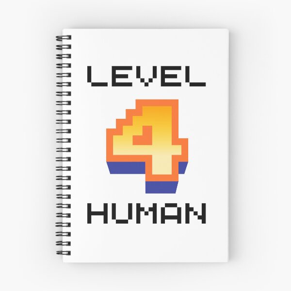 Item preview, Level 4 Human designed and sold by Wordsmith-Wear.