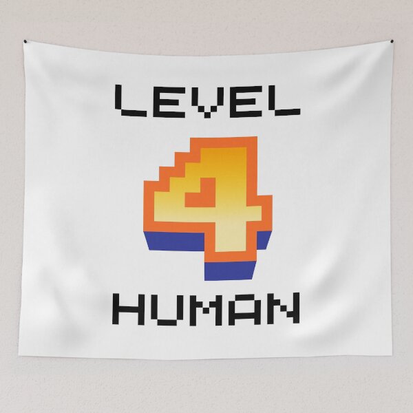 Item preview, Level 4 Human designed and sold by Wordsmith-Wear.