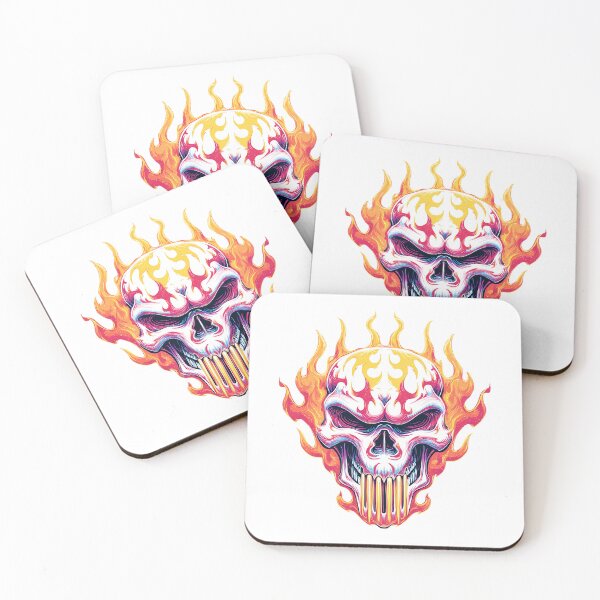 Item preview, Flaming Skull Grille – Hot Rod Inferno T-Shirt Art designed and sold by Alphakenon.