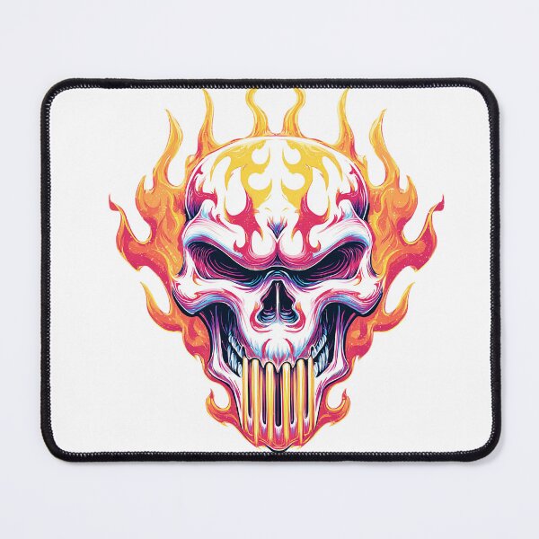 Item preview, Flaming Skull Grille – Hot Rod Inferno T-Shirt Art designed and sold by Alphakenon.