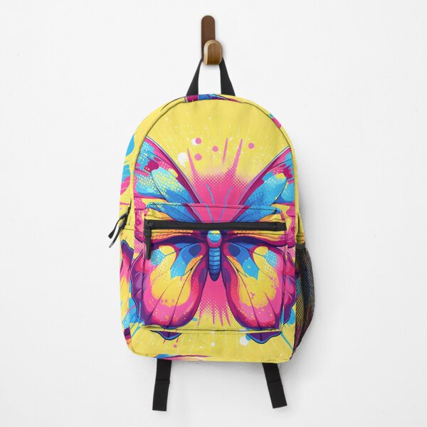 Item preview, Pop Art Butterfly – Vibrant Comic Style Symmetry designed and sold by Windy-market.