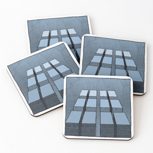 Item preview, Urban theme: 12 skyscrapers, dark designed and sold by Voy Krajewski Graphics.