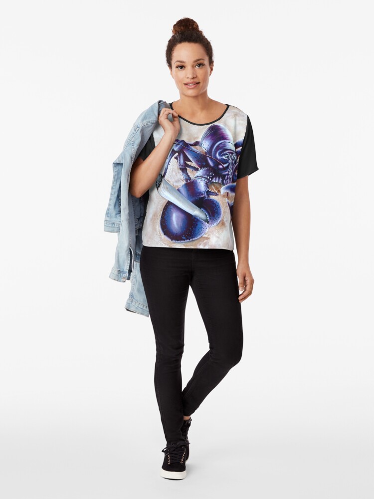 Alternate view of Lobster Pot Chiffon Top