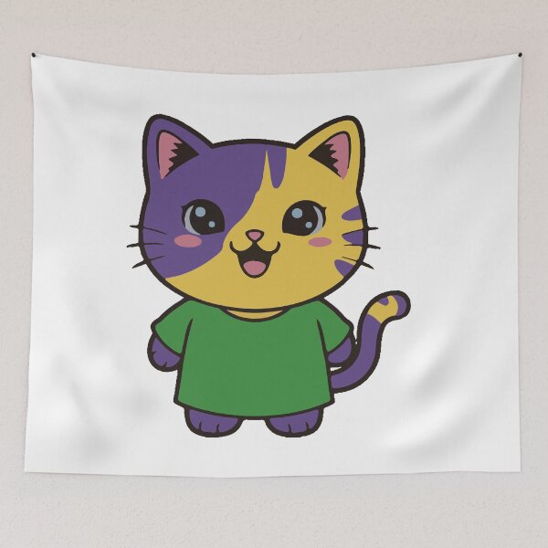 Item preview, Canvas Cute Cat designed and sold by ContextoMagico.