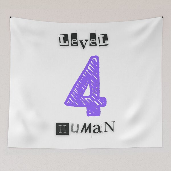 Item preview, Level 4 Human designed and sold by Wordsmith-Wear.