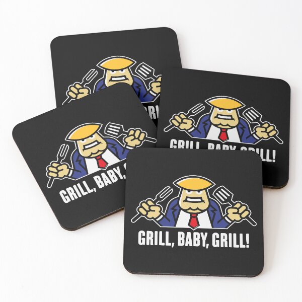 Artikelvorschau, Donald Trump – Grill, Baby, Grill! (Grillen / Barbecue / BBQ / NEG) entworfen und verkauft von Roderix.