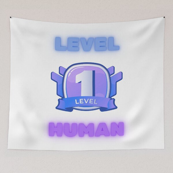 Item preview, Level 1 Human designed and sold by Wordsmith-Wear.