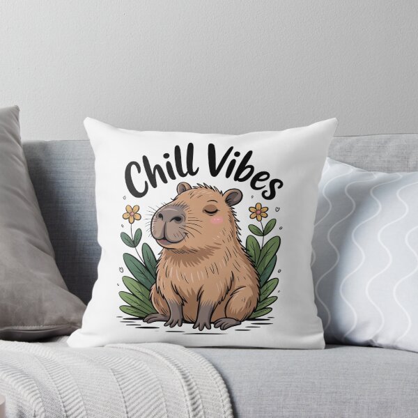Item preview, Chill Vibes Capybara – The Ultimate Relaxation Expert designed and sold by MonkiFlipp.