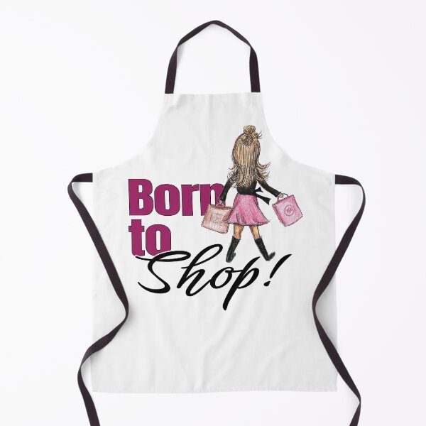 Item preview, Born To Shop Girl Shopping designed and sold by Freshinkshop.