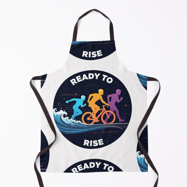 Item preview, Ready to Rise | Triathlon Motivation Design designed and sold by Triathlongram.