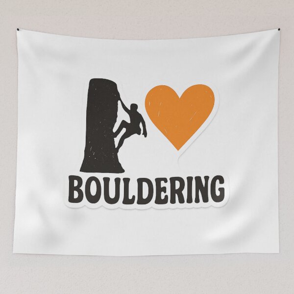Item preview, I Love Bouldering designed and sold by Wandertrace.