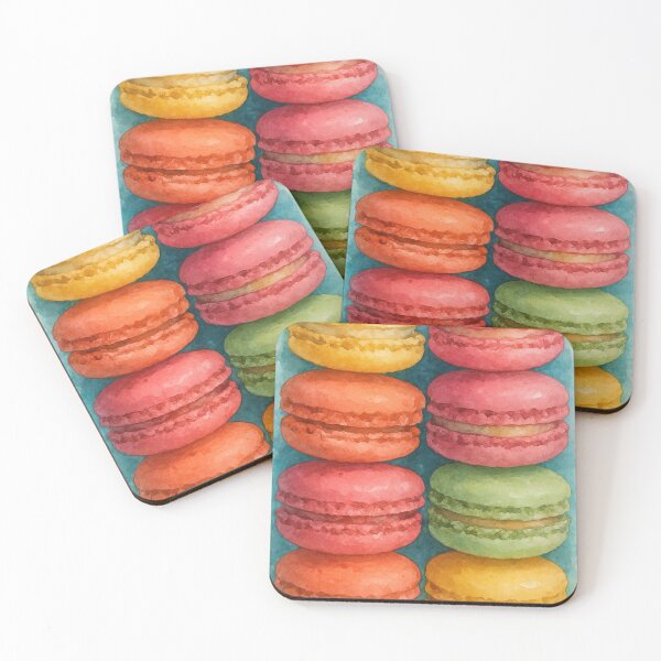 Item preview, Watercolor Macaron Delight  designed and sold by Pacika.