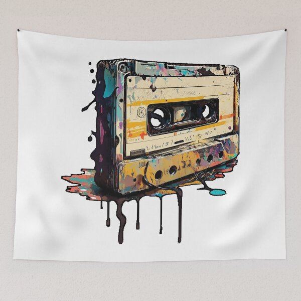 Artikelvorschau, Expressionistische Kassette 5 entworfen und verkauft von tshirt-tech-pr.