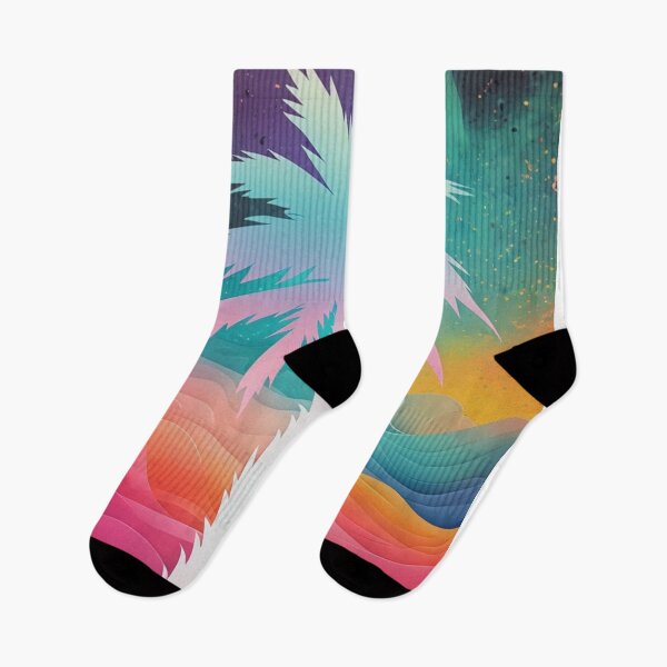 Item preview, Palm tree with colorful background designed and sold by saly55887.