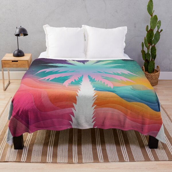 Item preview, Palm tree with colorful background designed and sold by saly55887.